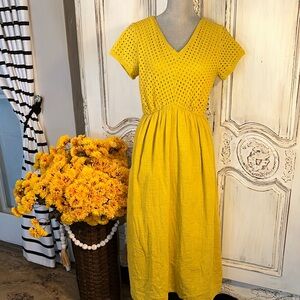 Kaktus  Lemon Lime 100% Cool Cotton Women's Maxi Dress